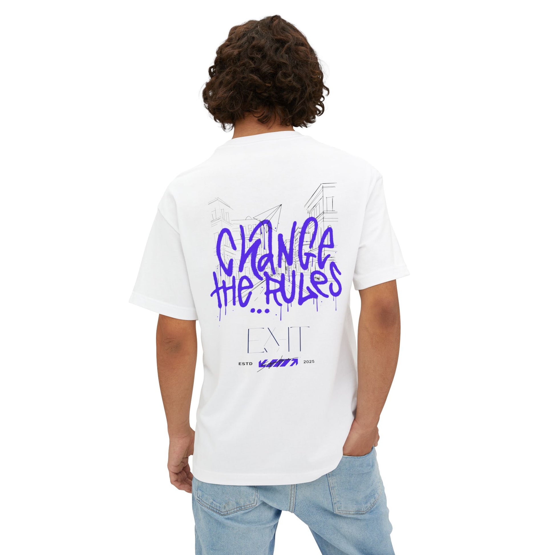 Urban Unisex T-Shirt Streetwear Style - Change the Rules Statement
